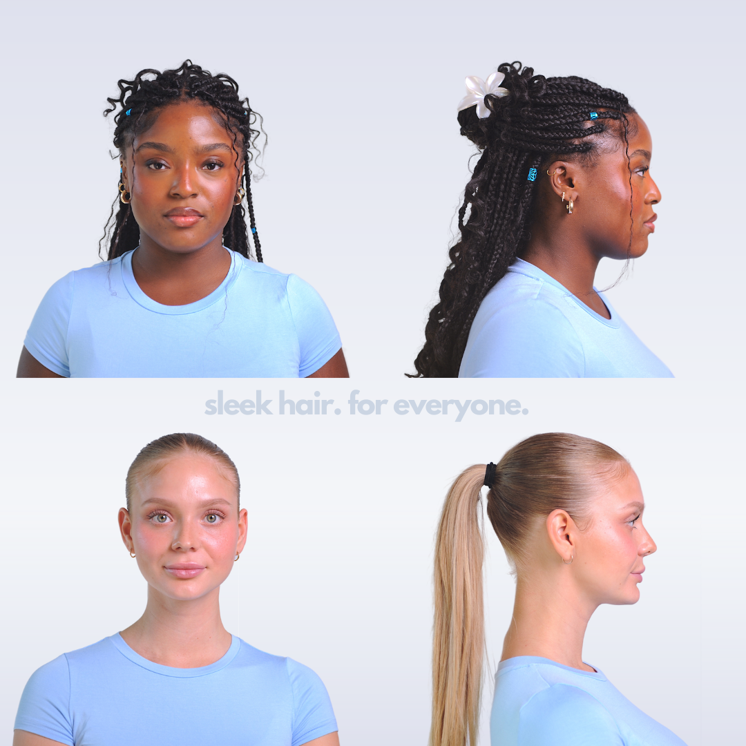 5-teiliges Sleek Bun Bürsten Set – Für Glatte Frisuren, Zöpfe & Hair Styling